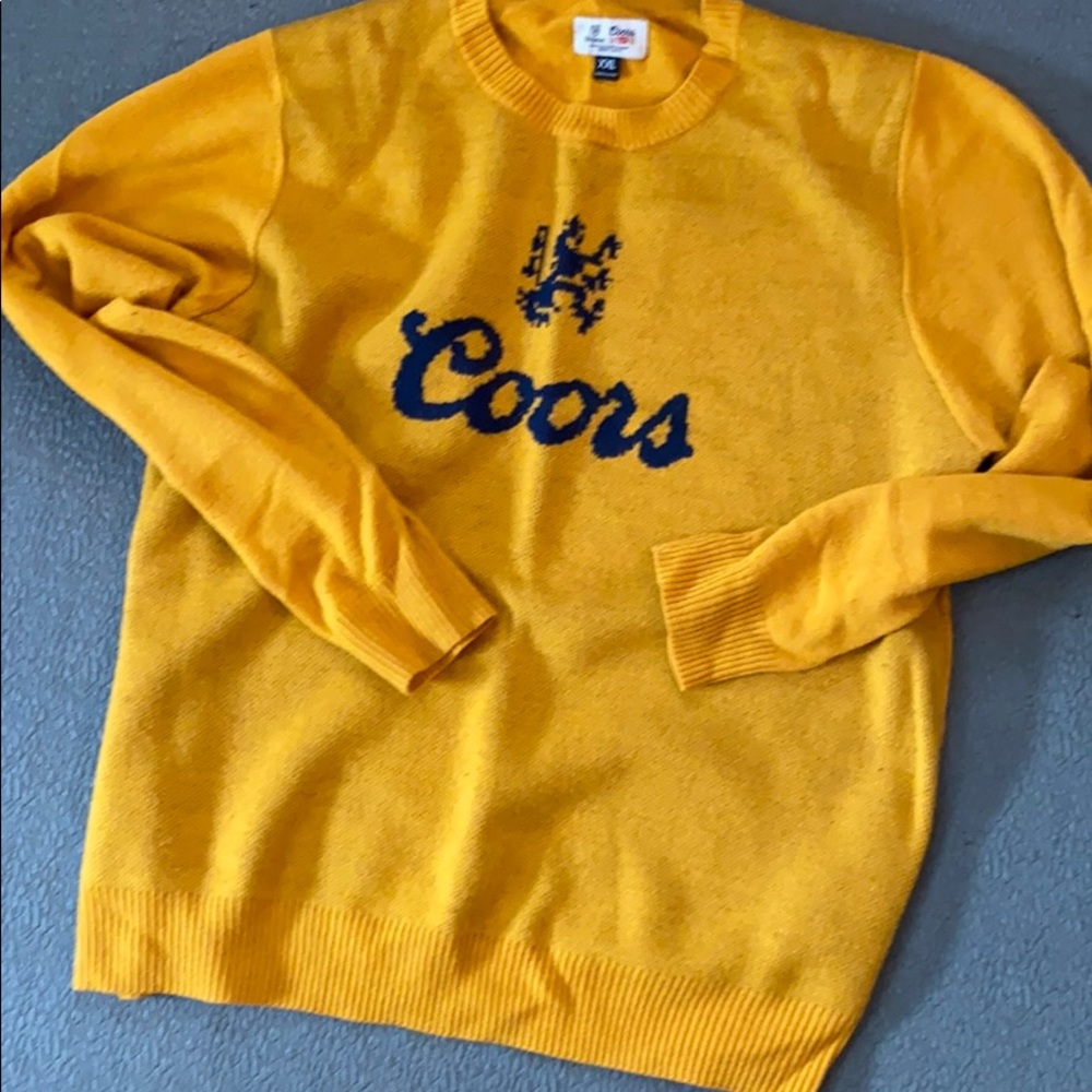 Brixton x Coors knit sweater XXL